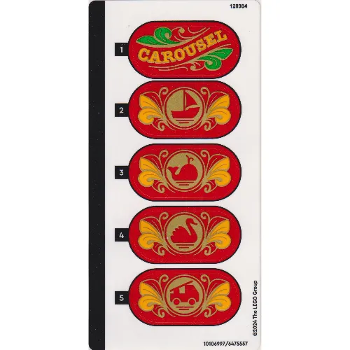 Sticker Sheet for Set 40714-1