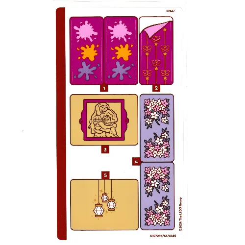 Sticker Sheet for Set 43237-1