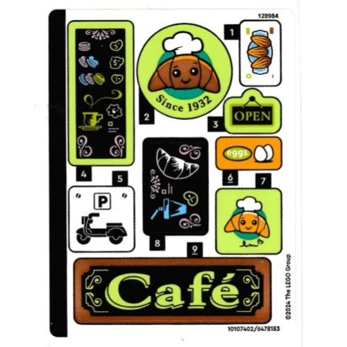 Sticker Sheet for Set 42618-1