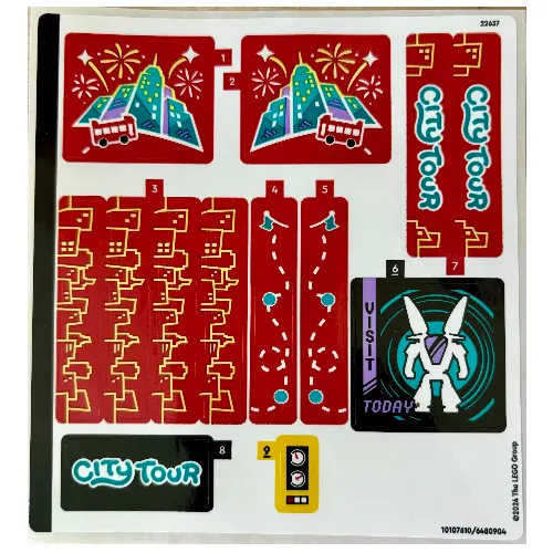 Sticker Sheet for Set 60407-1