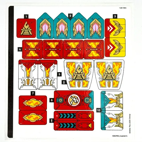 Sticker Sheet for Set 80057-1