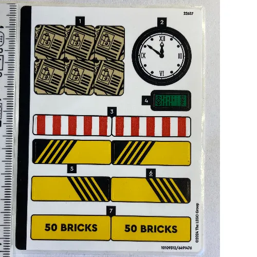 Sticker Sheet for Set 910033-1
