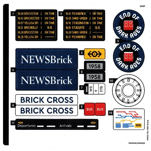 Sticker Sheet for Set 910034-1