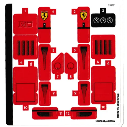 Sticker Sheet for Set 76394-1