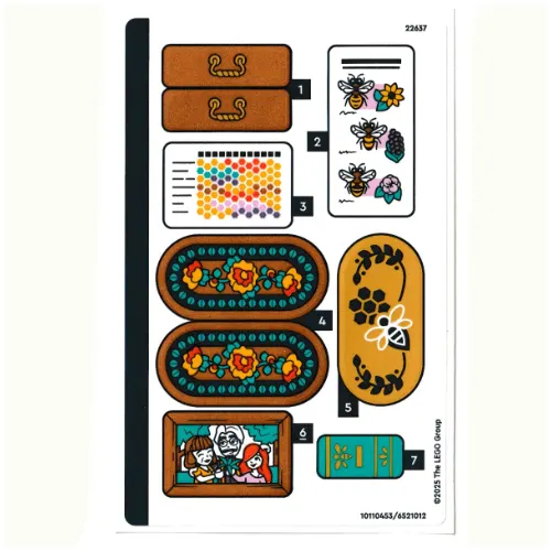Sticker Sheet 1 for Set 42669-1