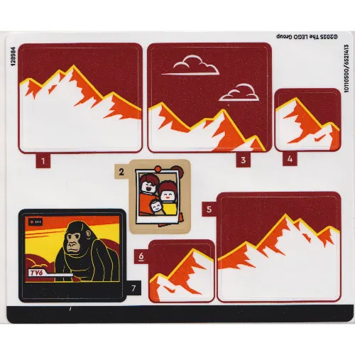 Sticker Sheet for Set 60454-1
