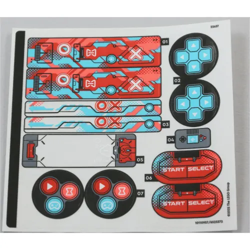 Sticker Sheet for Set 71489-1