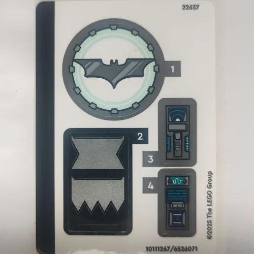 Sticker Sheet for Set 76303-1