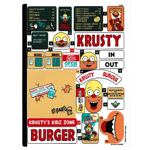 Sticker Sheet 1 for Set 10352-1