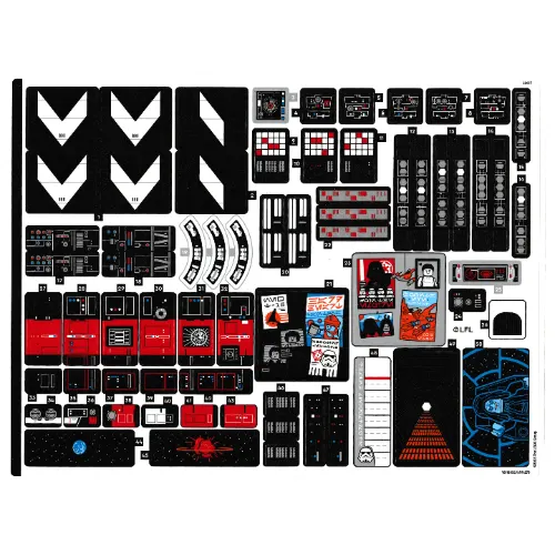 Sticker Sheet for Set 75419-1