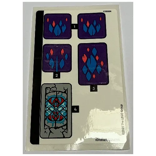 Sticker Sheet for Set 71842-1