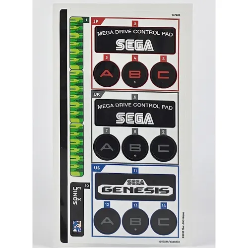 Sticker Sheet for Set 40769-1
