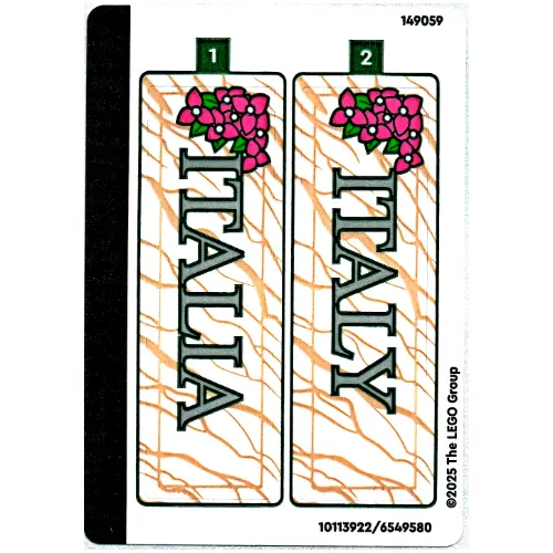 Sticker Sheet for Set 40818-1