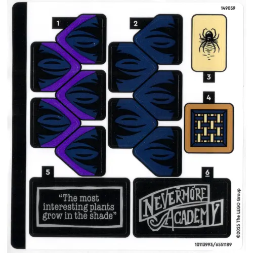 Sticker Sheet for Set 76784-1