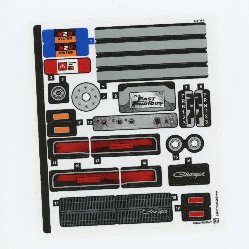 Sticker Sheet for Set 42231-1
