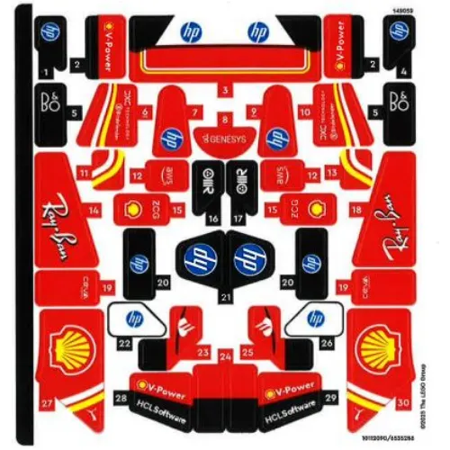 Sticker Sheet for Set 77242-1