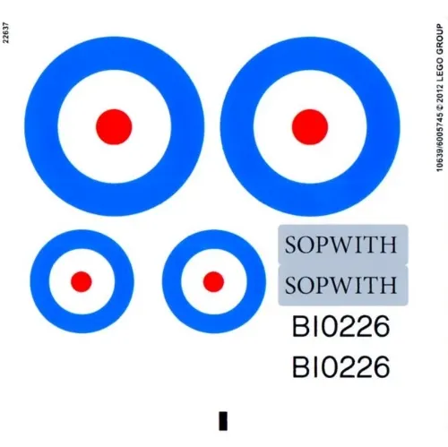 Sticker Sheet for Set 10226-1