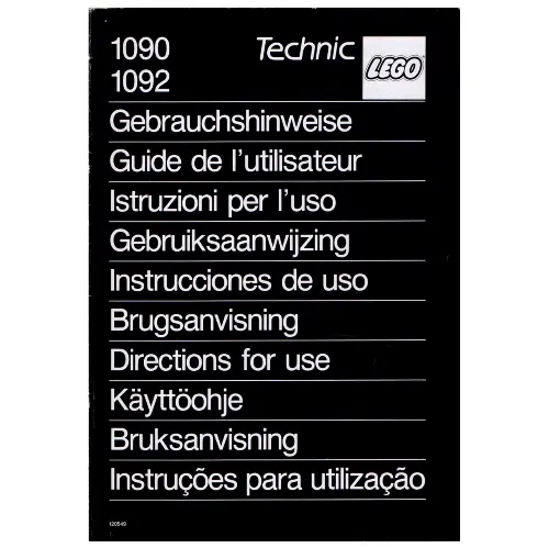 User Guide, Lego Computer Interface A Direction For Use (12059)