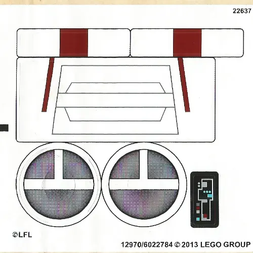 Sticker Sheet for Set 75004-1