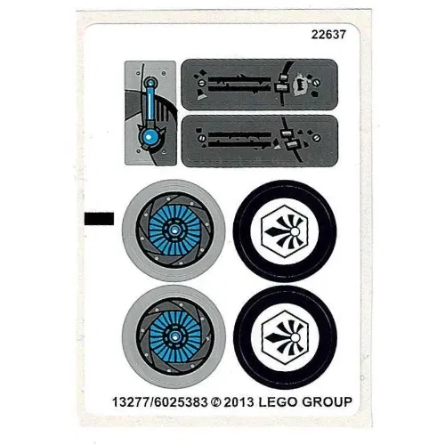 Sticker Sheet for Set 70003-1