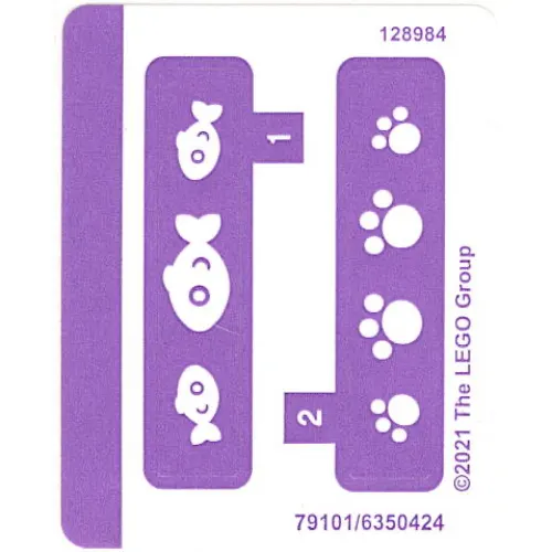 Sticker Sheet for Set 40480-1