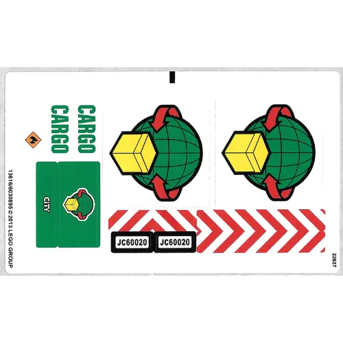 Sticker Sheet for Set 60020-1