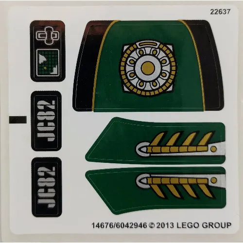 Sticker Sheet for Set 76006-1