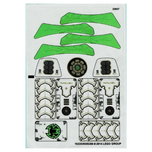 Sticker Sheet for Set 70132-1