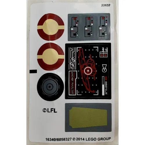 Sticker Sheet for Set 75043-1