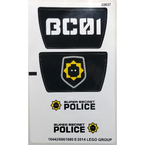 Sticker Sheet for Sets 70819-1, 70802-1