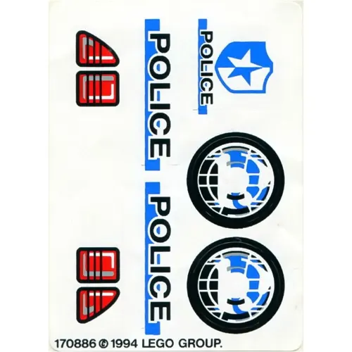 Sticker Sheet for Set 8230-1