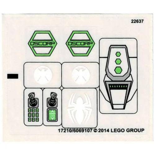 Sticker Sheet for Set 76016-1
