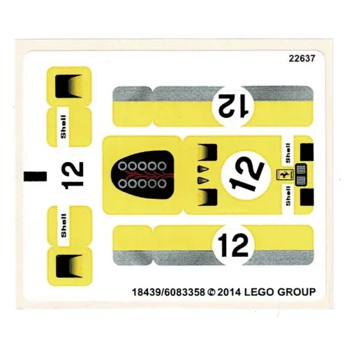 Sticker Sheet for Set 40193-1