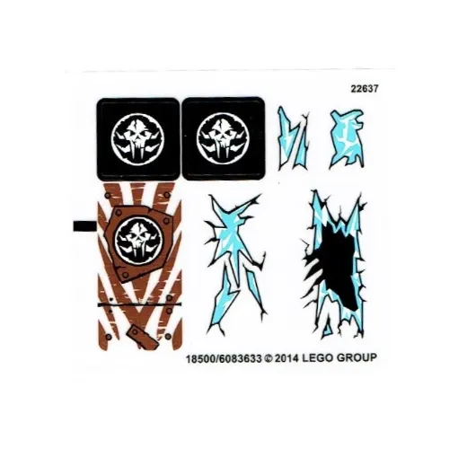 Sticker Sheet 2 for Set 70147-1