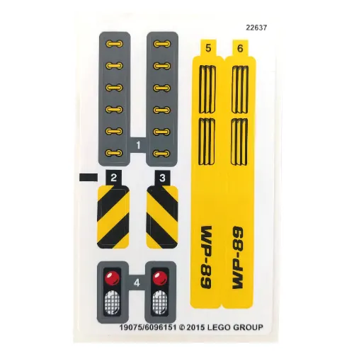 Sticker Sheet for Set 42035-1