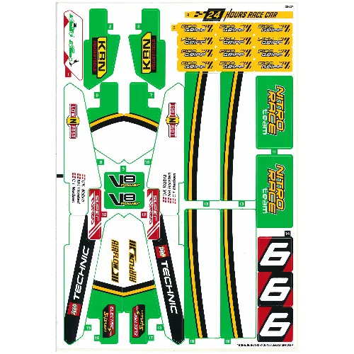 Sticker Sheet for Set 42039-1