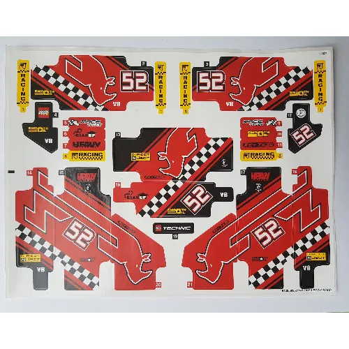Sticker Sheet for Set 8041-1
