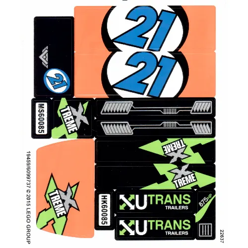 Sticker Sheet for Set 60085-1