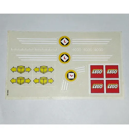 Sticker Sheet for Set 4030-1