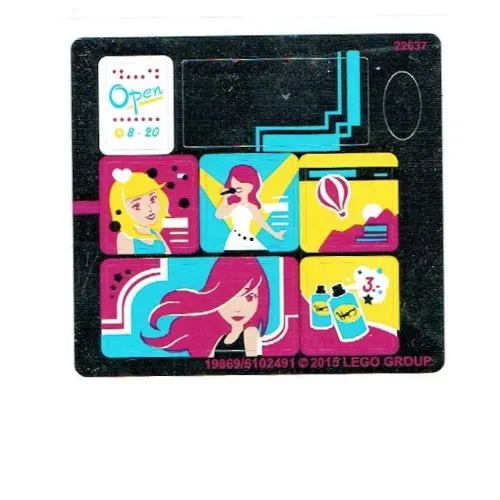 Sticker Sheet for Set 41093-1