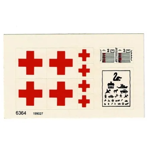 Sticker Sheet 1 for Set 6364-1