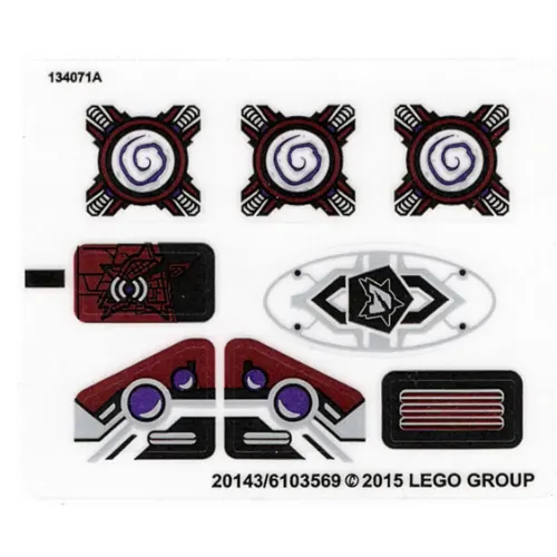 Sticker Sheet for Set 70166-1