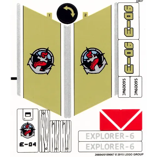 Sticker Sheet for Set 60095-1