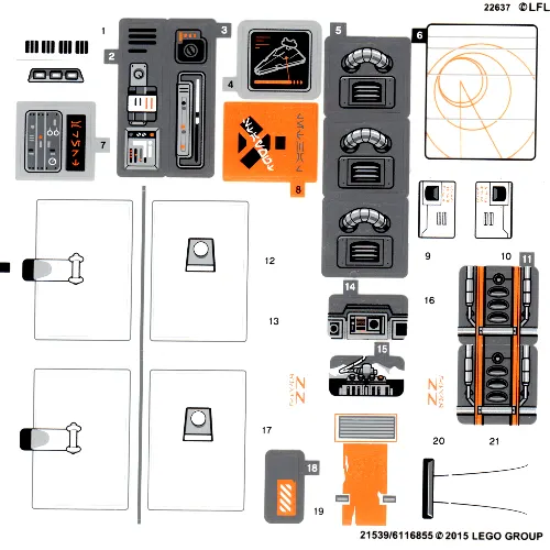 Sticker Sheet for Set 75098-1