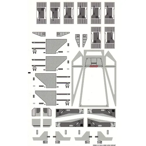 Sticker Sheet 1 for Set 7191-1
