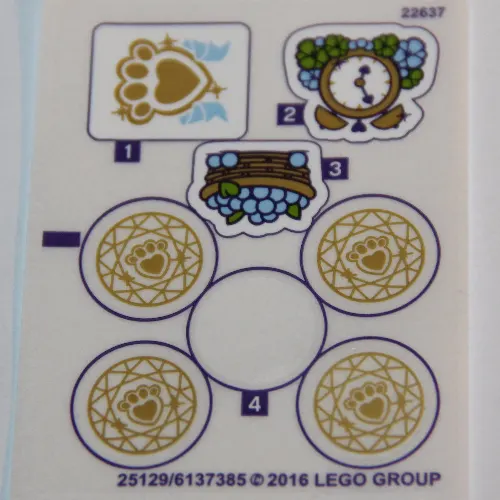 Sticker Sheet for Set 41142-1