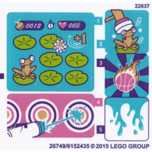 Sticker Sheet for Set 41127-1