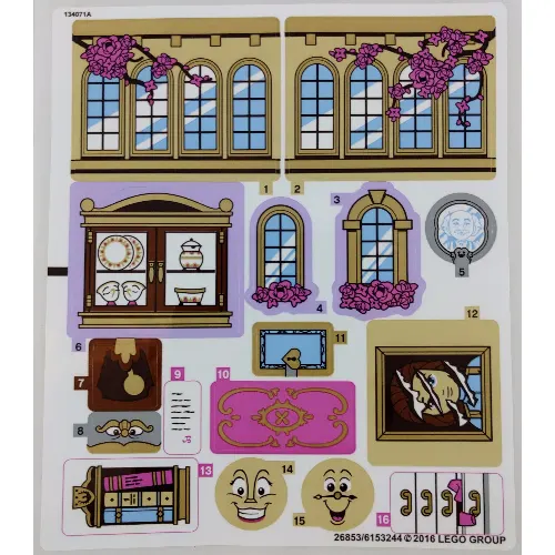 Sticker Sheet 1 for Set 41067-1
