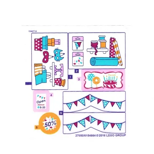 Sticker Sheet for Set 41132-1