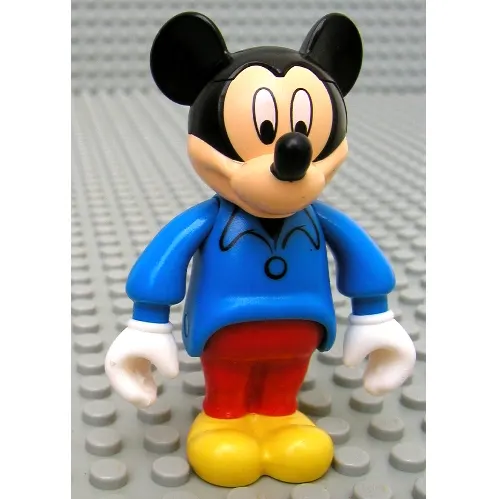 Mickey Mouse Figure with Blue Shirt, Red Pants (no cap)